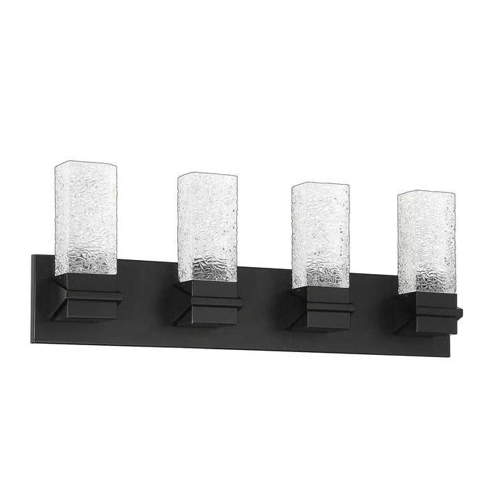 Ice LED Vanity Light in Black Kendal Canada