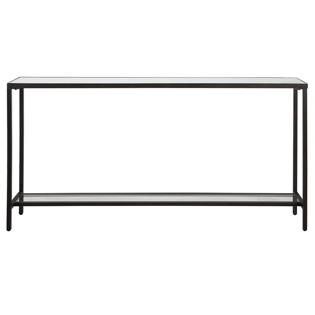 Hayley Console Table in Matte Black - available from The Lighting Shoppe, trusted by Canadian homeowners