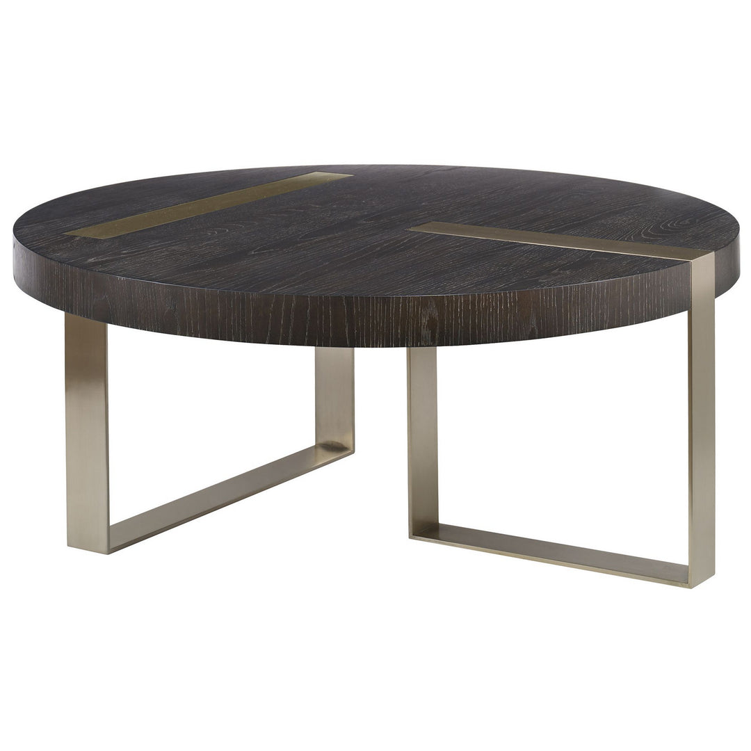 Converge Coffee Table in Brushed Pewter - available from The Lighting Shoppe, trusted by Canadian homeowners