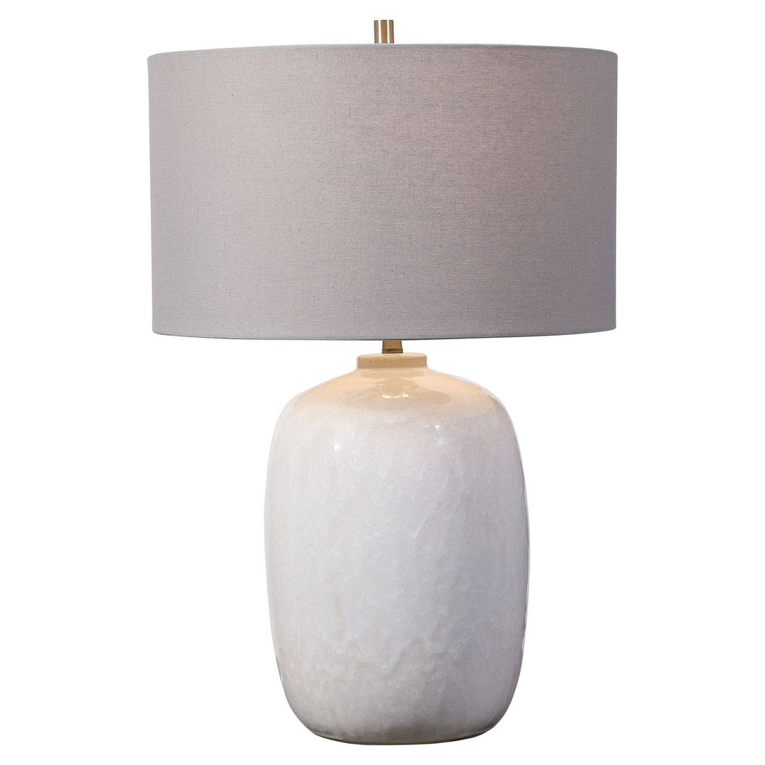 Winterscape One Light Table Lamp in Brushed Nickel - available from The Lighting Shoppe, trusted by Canadian homeowners