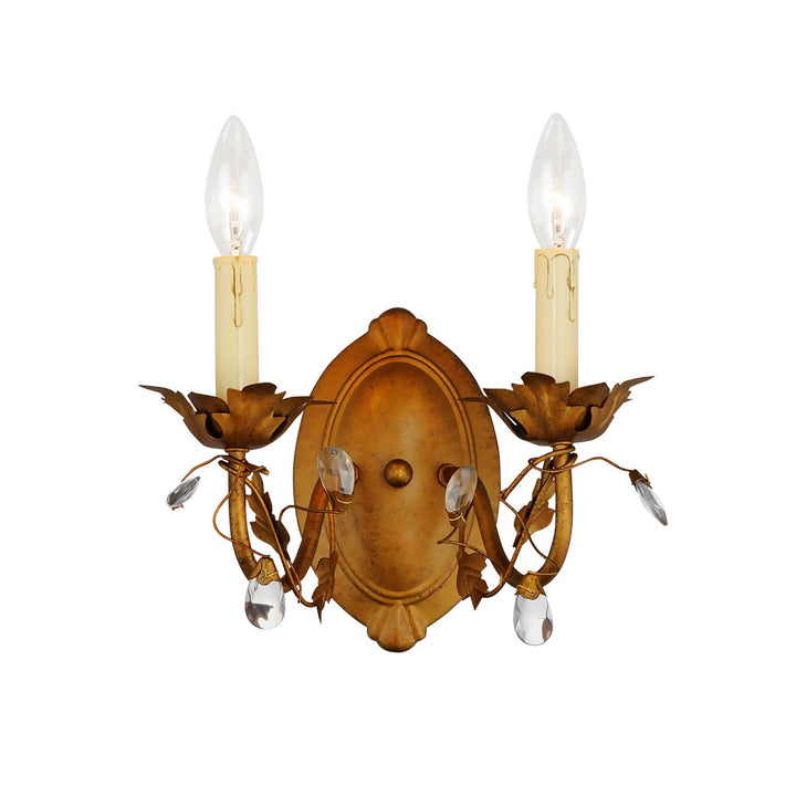 Maxim - 2857EG - Two Light Wall Sconce - Elegante - Etruscan Gold