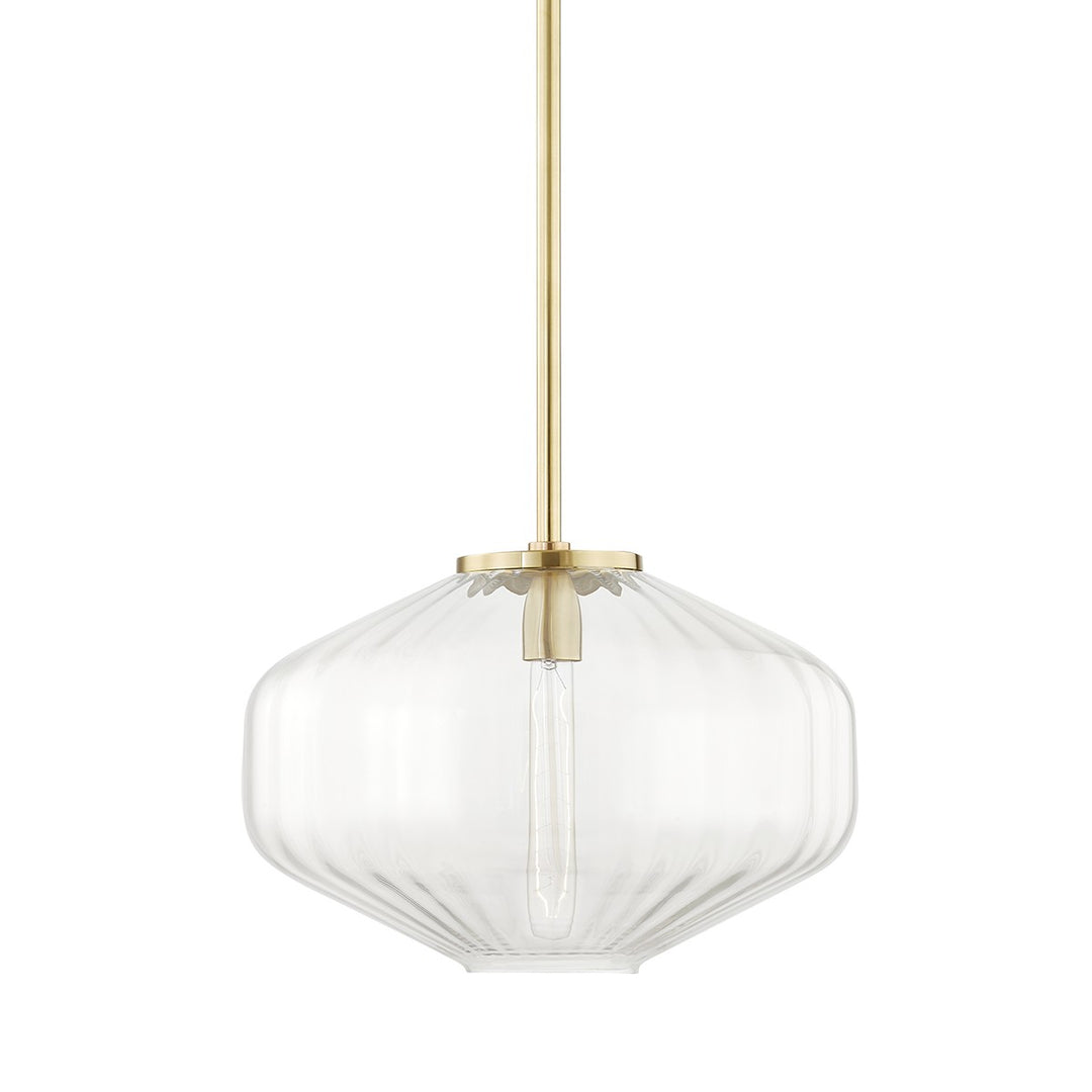 Hudson Valley Canada - 1518-AGB - One Light Pendant - Bennett - Aged Brass