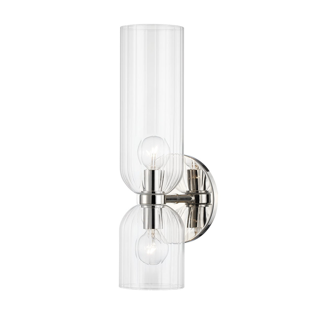 Hudson Valley Canada - 4122-PN - Two Light Wall Sconce - Sayville - Polished Nickel