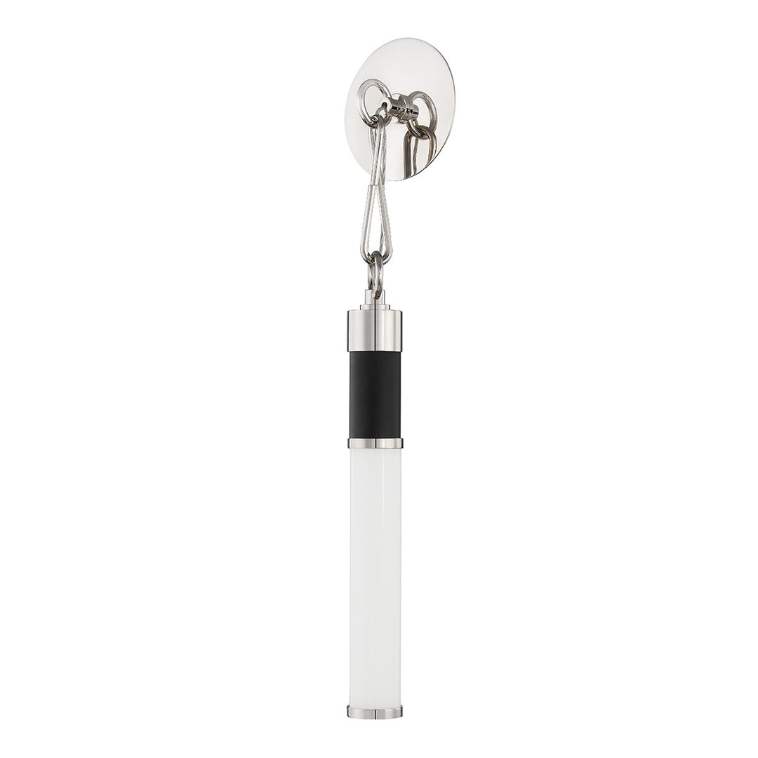 Hudson Valley Canada - 7001-PN/BK - LED Wall Sconce - Huntington - Polished Nickel