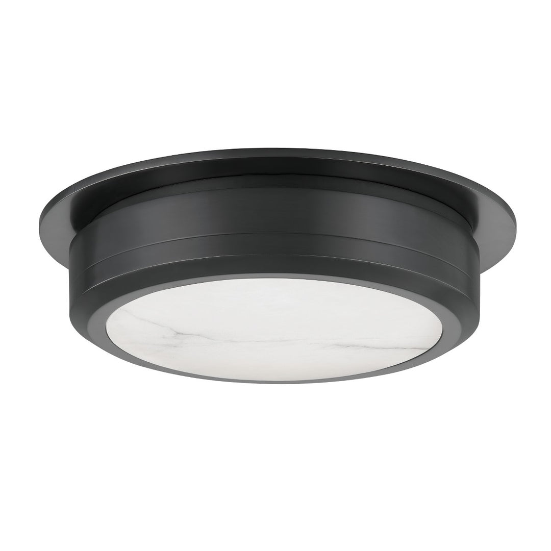 Greenport LED Flush Mount in Old Bronze - available from The Lighting Shoppe, trusted by Canadian homeowners