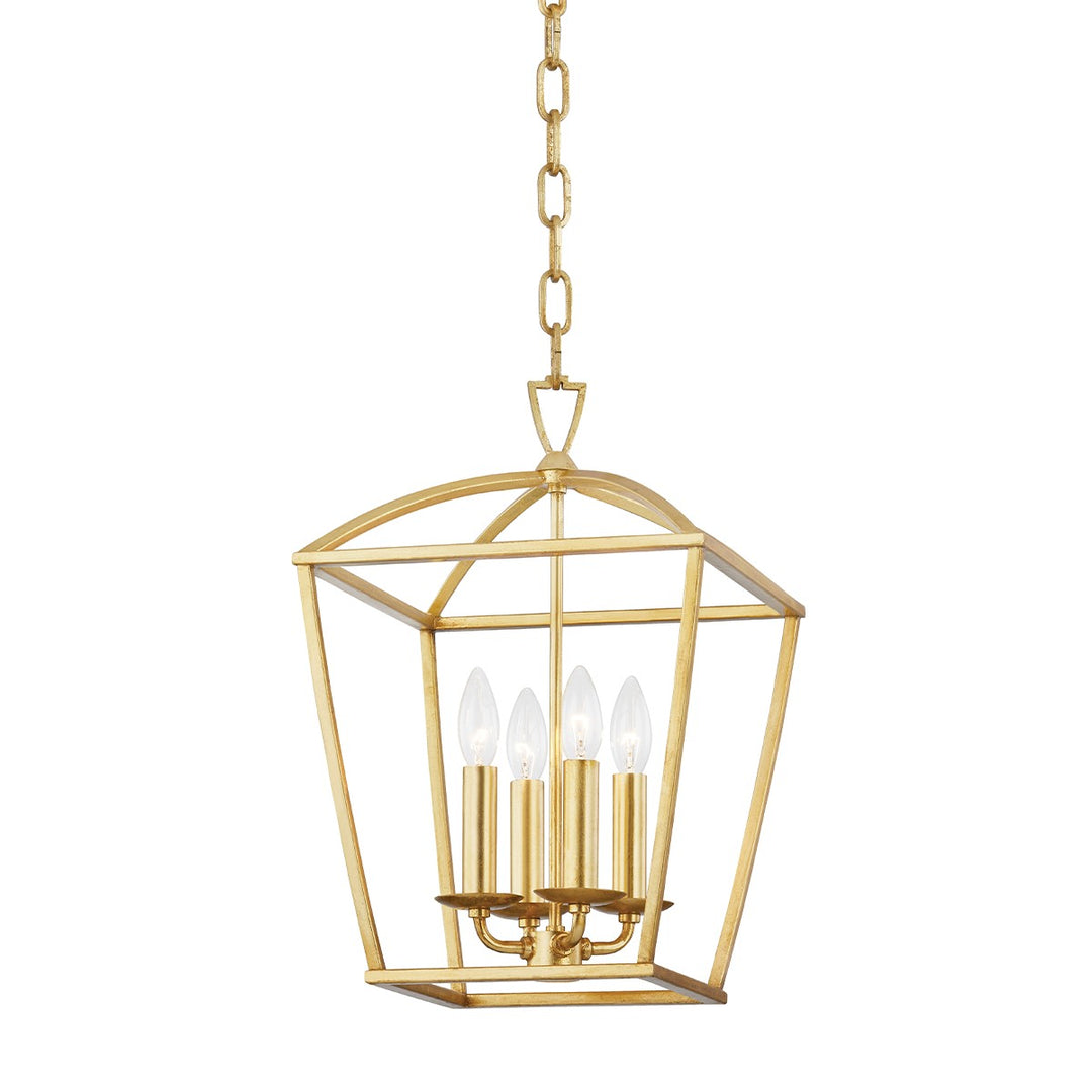 Hudson Valley Canada - 8311-GL - Four Light Lantern - Bryant - Gold Leaf