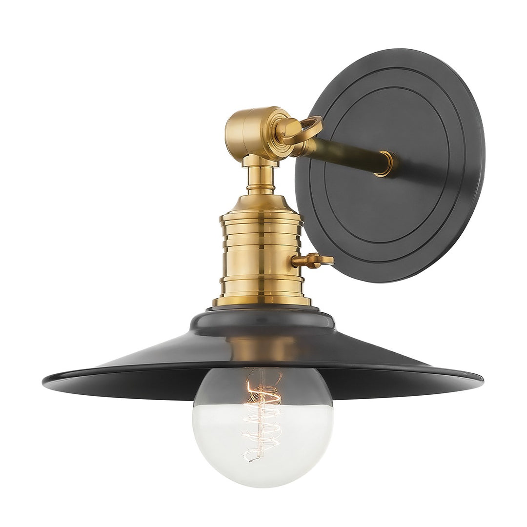 Hudson Valley Canada - 8320-AOB - One Light Wall Sconce - Garden City - Aged Brass/Old Bronze