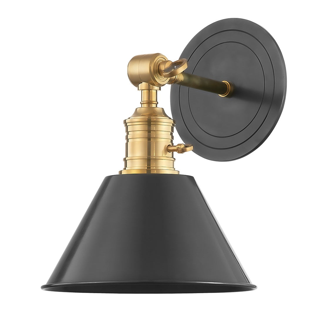 Hudson Valley Canada - 8321-AOB - One Light Wall Sconce - Garden City - Aged Brass/Old Bronze