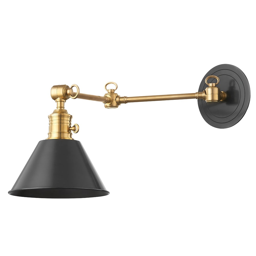 Hudson Valley Canada - 8322-AOB - One Light Wall Sconce - Garden City - Aged Brass/Old Bronze