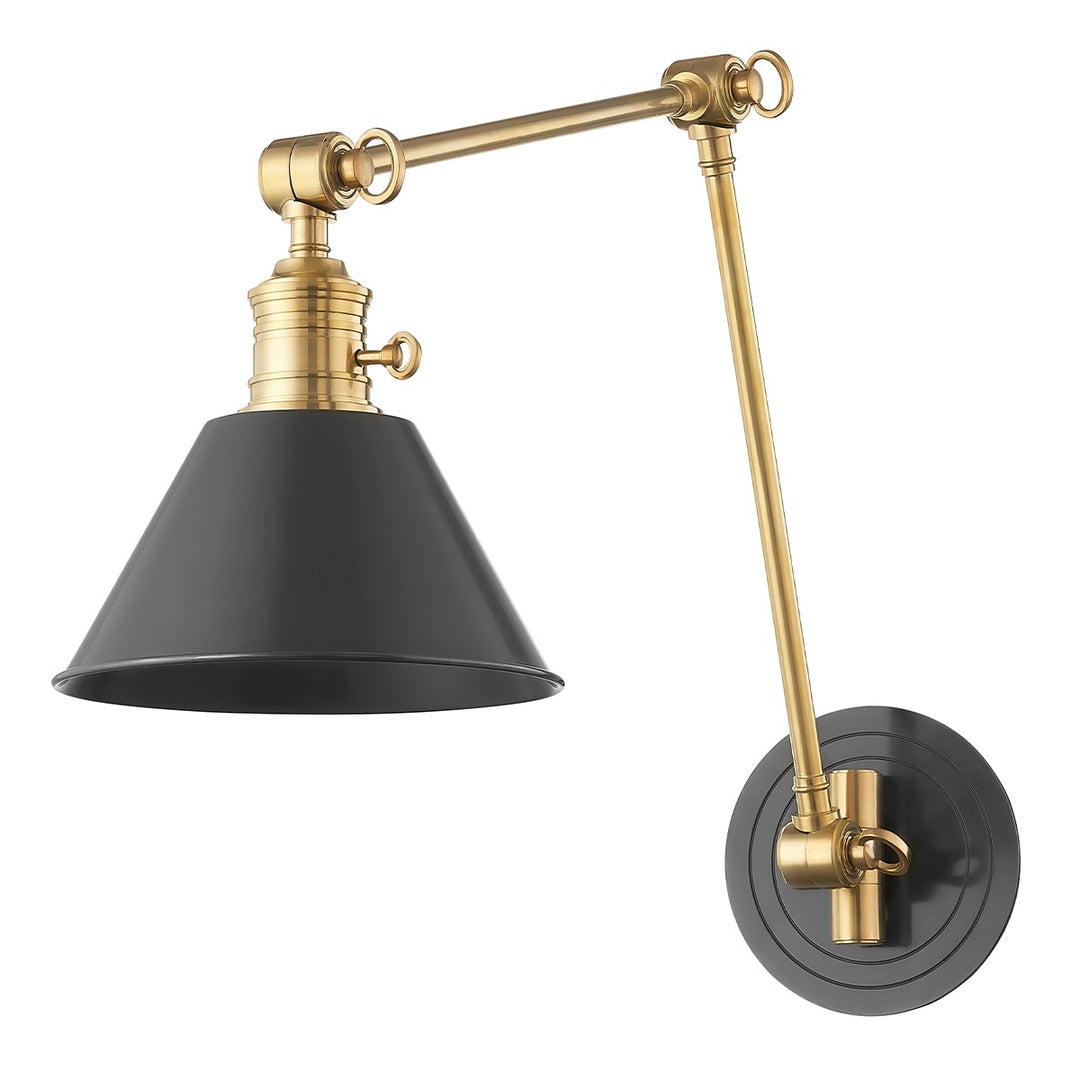 Hudson Valley Canada - 8323-AOB - One Light Wall Sconce - Garden City - Aged Brass/Old Bronze