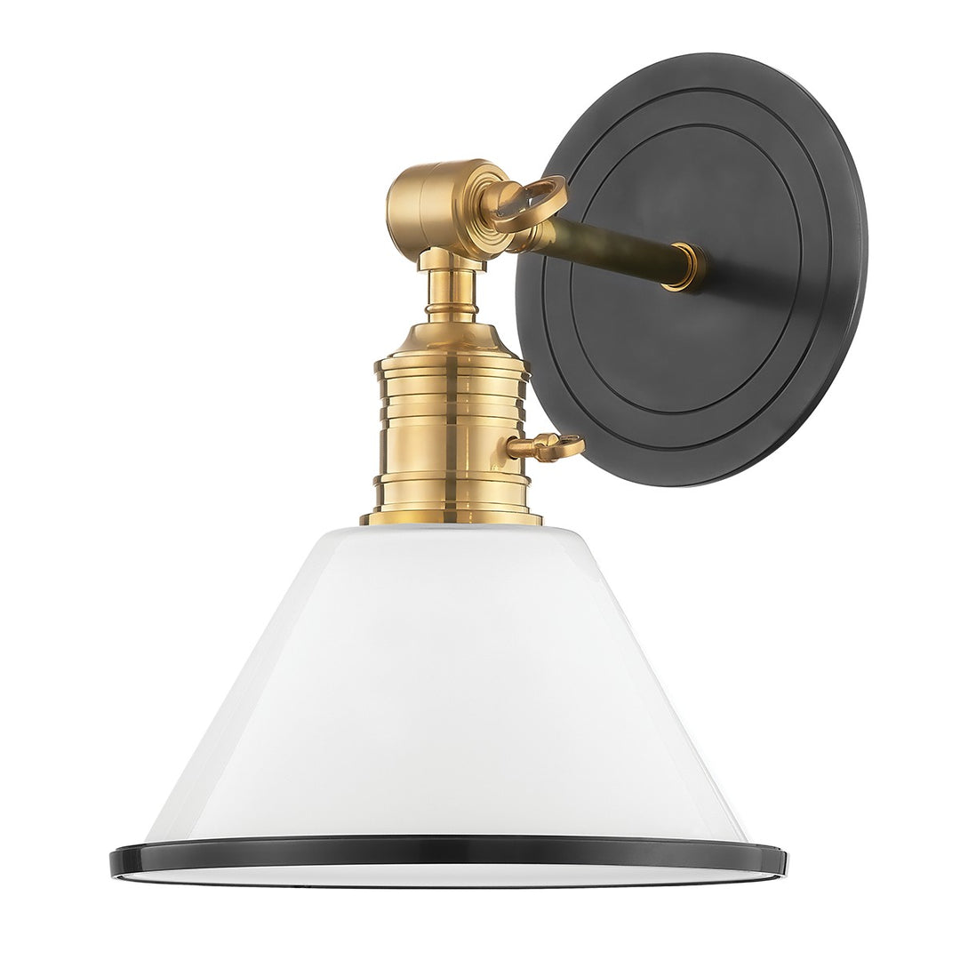 Hudson Valley Canada - 8331-AOB - One Light Wall Sconce - Garden City - Aged Brass/Old Bronze