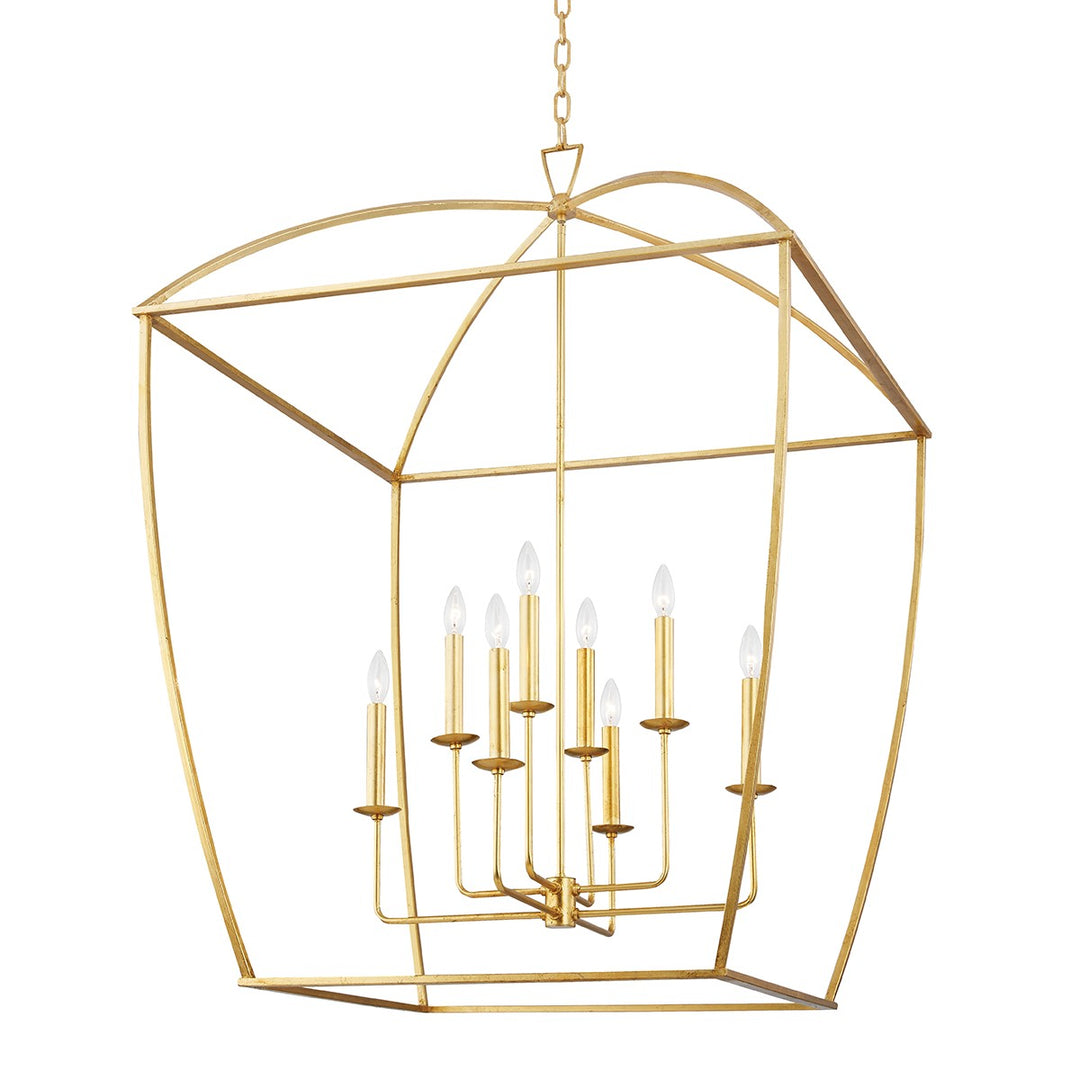 Hudson Valley Canada - 8334-GL - Eight Light Lantern - Bryant - Gold Leaf