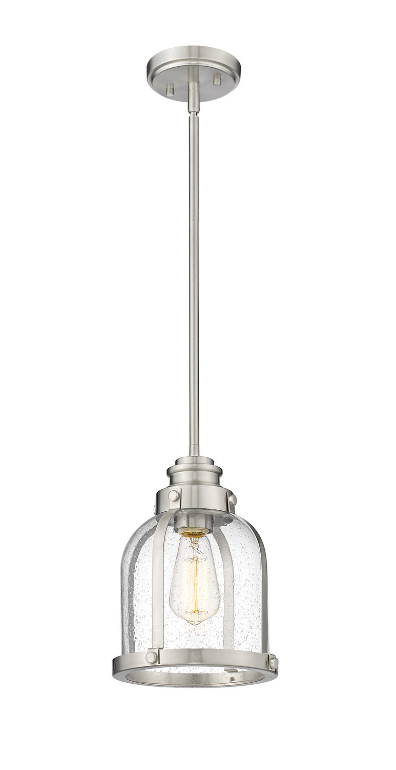 Burren One Light Pendant in Brushed Nickel - available from The Lighting Shoppe, trusted by Canadian homeowners
