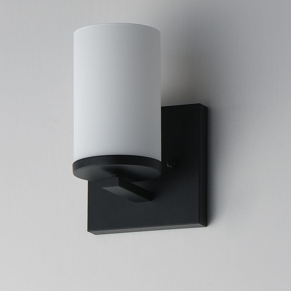 Maxim - 10281SWBK - One Light Wall Sconce - Lateral - Black
