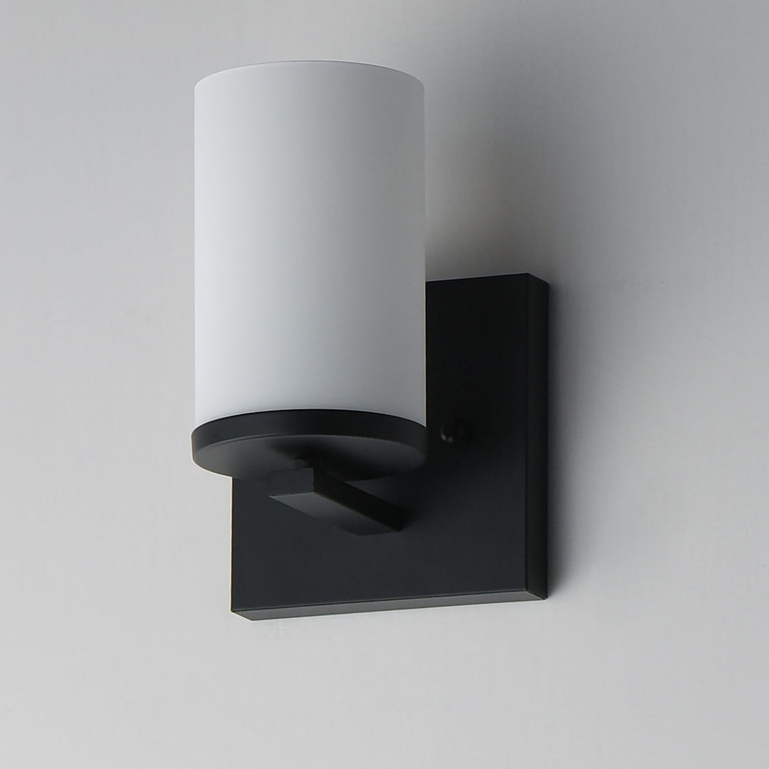 Maxim - 10281SWBK - One Light Wall Sconce - Lateral - Black
