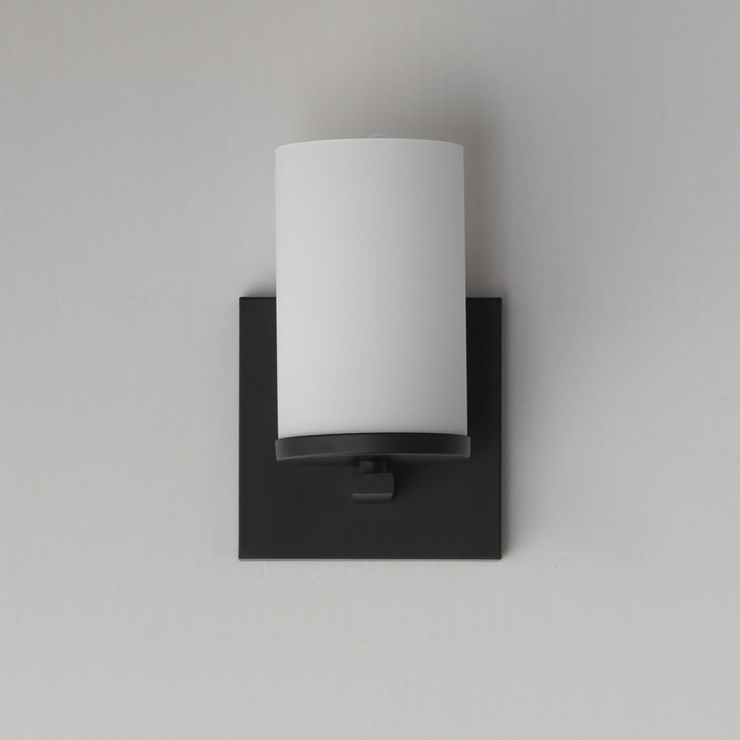 Maxim - 10281SWBK - One Light Wall Sconce - Lateral - Black