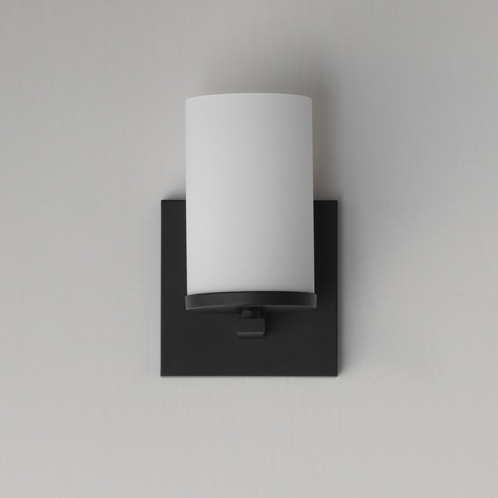 Maxim - 10281SWBK - One Light Wall Sconce - Lateral - Black