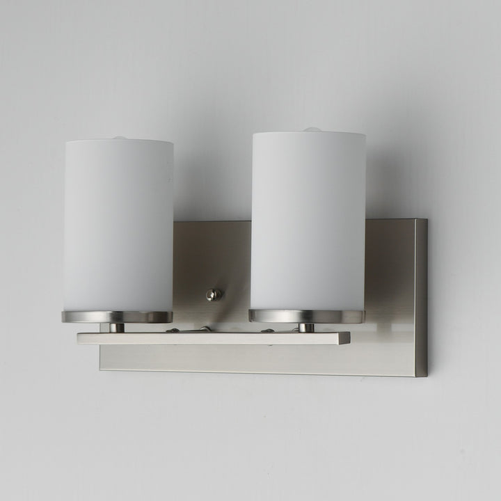 Maxim - 10282SWSN - Two Light Bath Vanity - Lateral - Satin Nickel