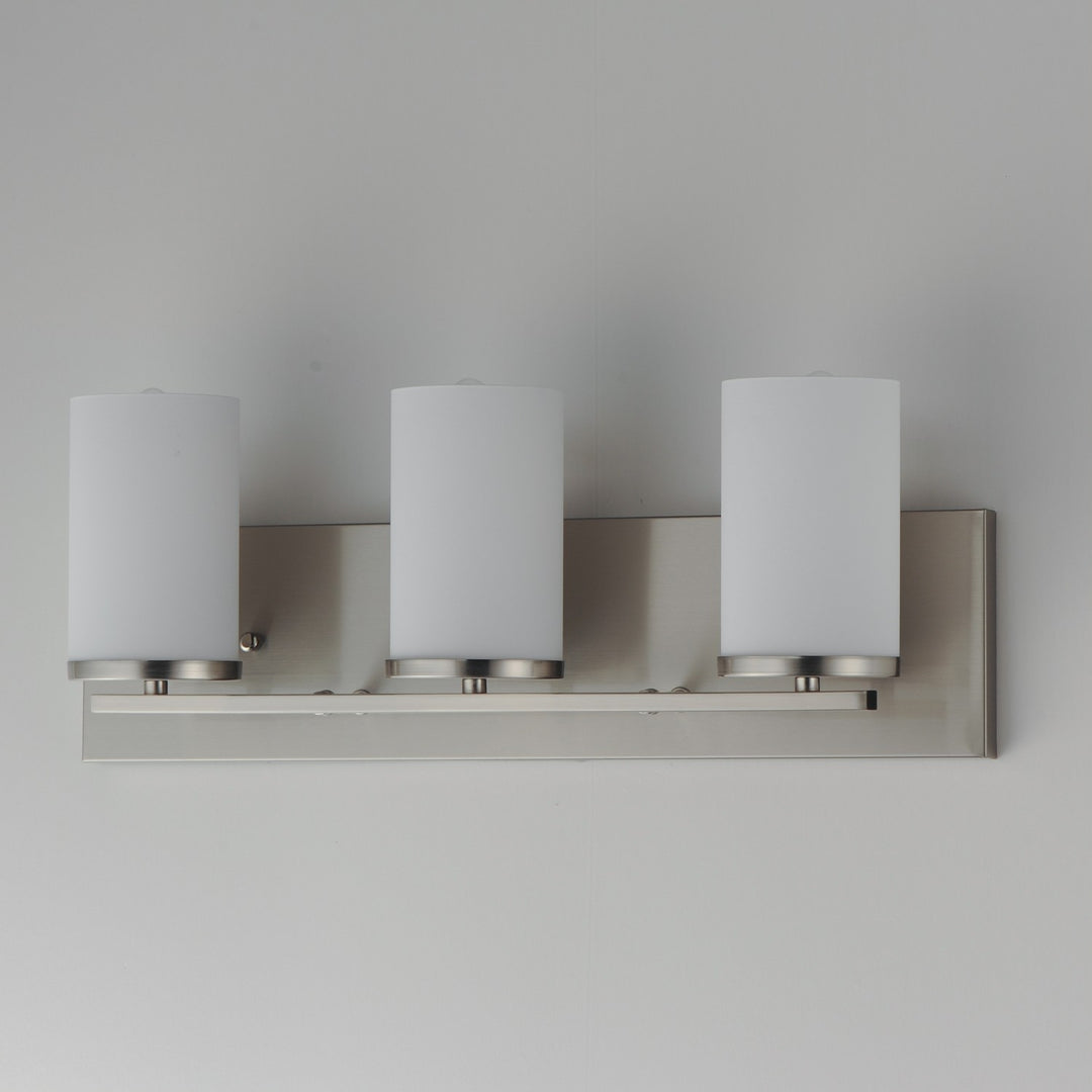 Maxim - 10283SWSN - Three Light Bath Vanity - Lateral - Satin Nickel