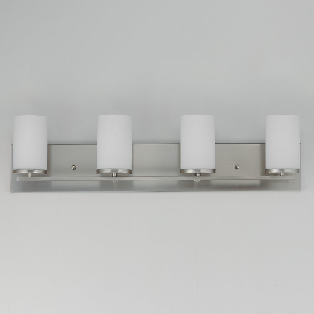 Maxim - 10284SWSN - Four Light Bath Vanity - Lateral - Satin Nickel