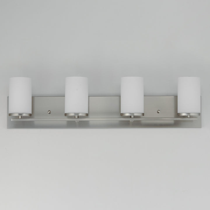 Maxim - 10284SWSN - Four Light Bath Vanity - Lateral - Satin Nickel