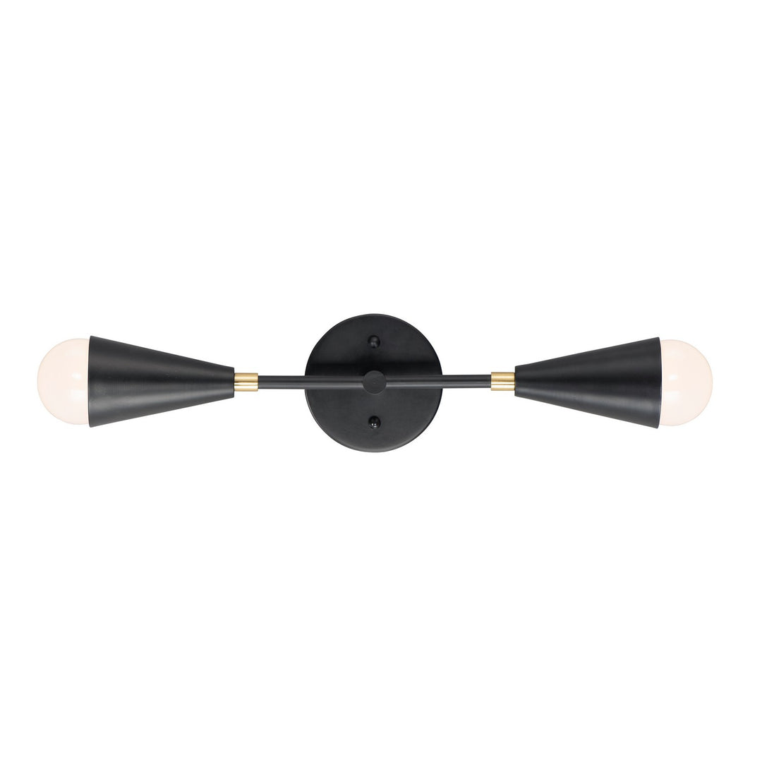 Maxim - 11262BKSBR/BUL - LED Wall Sconce - Lovell - Black / Satin Brass
