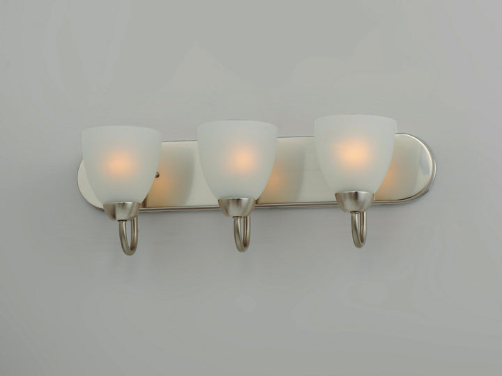 Maxim - 11383FTSN - Three Light Bath Vanity - Axis - Satin Nickel