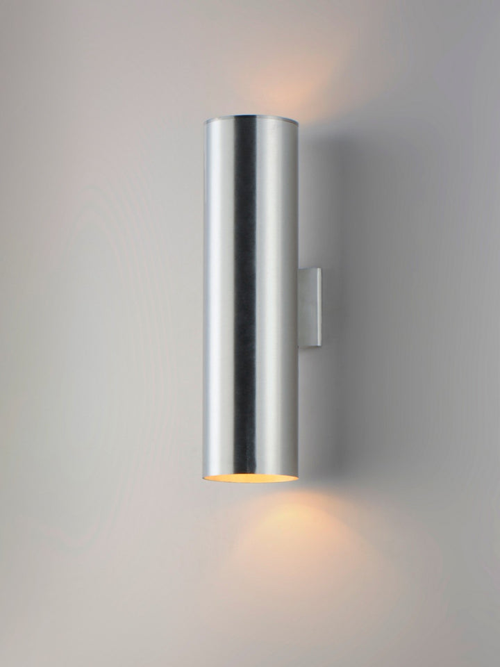 Maxim - 86405AL - LED Outdoor Wall Sconce - Outpost - Brushed Aluminum