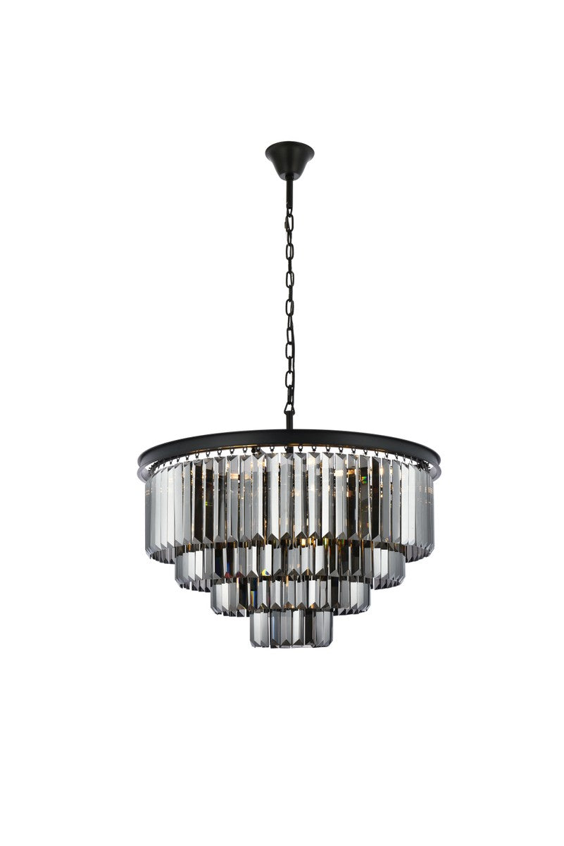 Sydney 17 Light Chandelier in Matte Black - available from The Lighting Shoppe, trusted by Canadian homeowners
