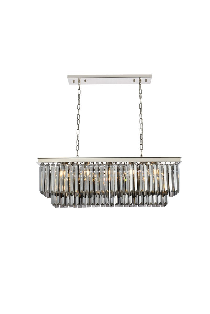 Sydney 12 Light Chandelier in Polished Nickel - available from The Lighting Shoppe, trusted by Canadian homeowners