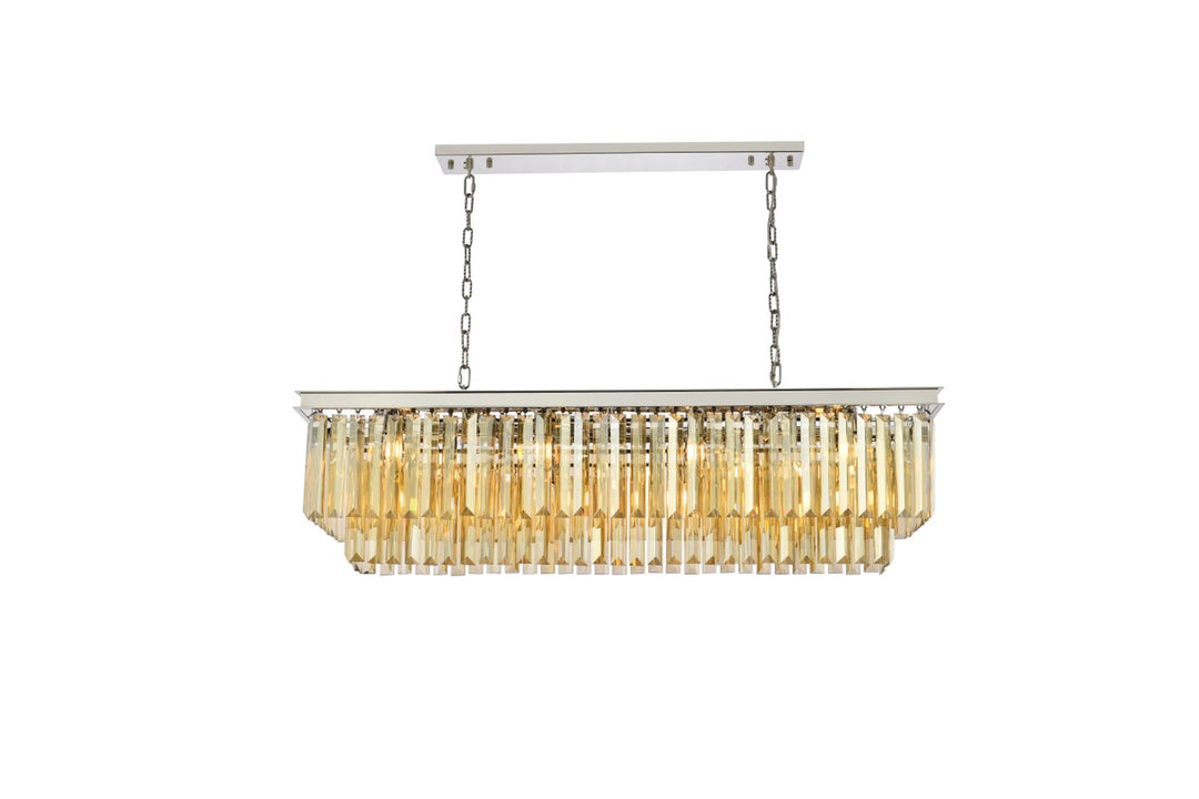 Sydney 12 Light Chandelier in Polished Nickel - available from The Lighting Shoppe, trusted by Canadian homeowners