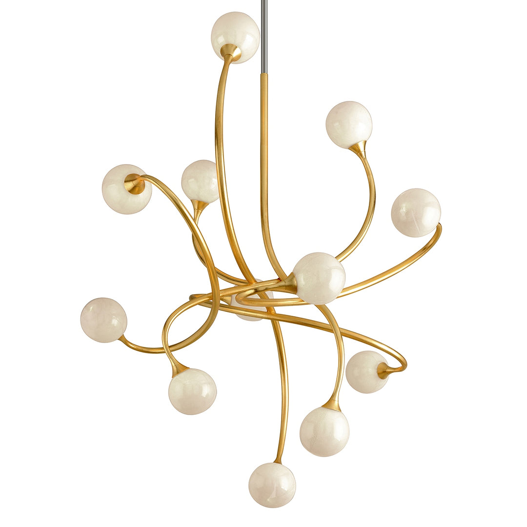 Corbett Lighting Canada - 294-012-GL - 12 Light Chandelier - Signature - Gold Leaf