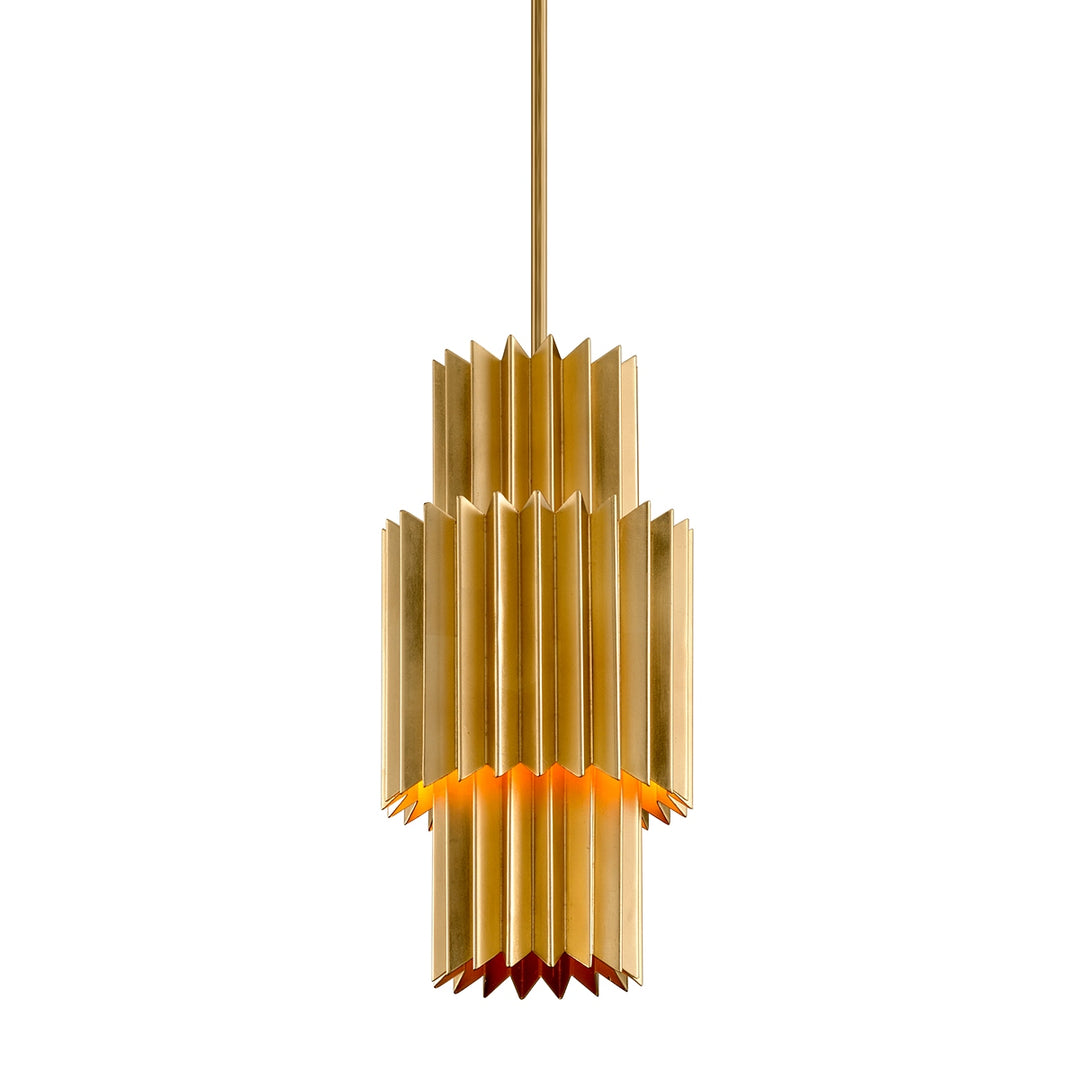 Corbett Lighting Canada - 311-42-GL - One Light Pendant - Moxy - Gold Leaf