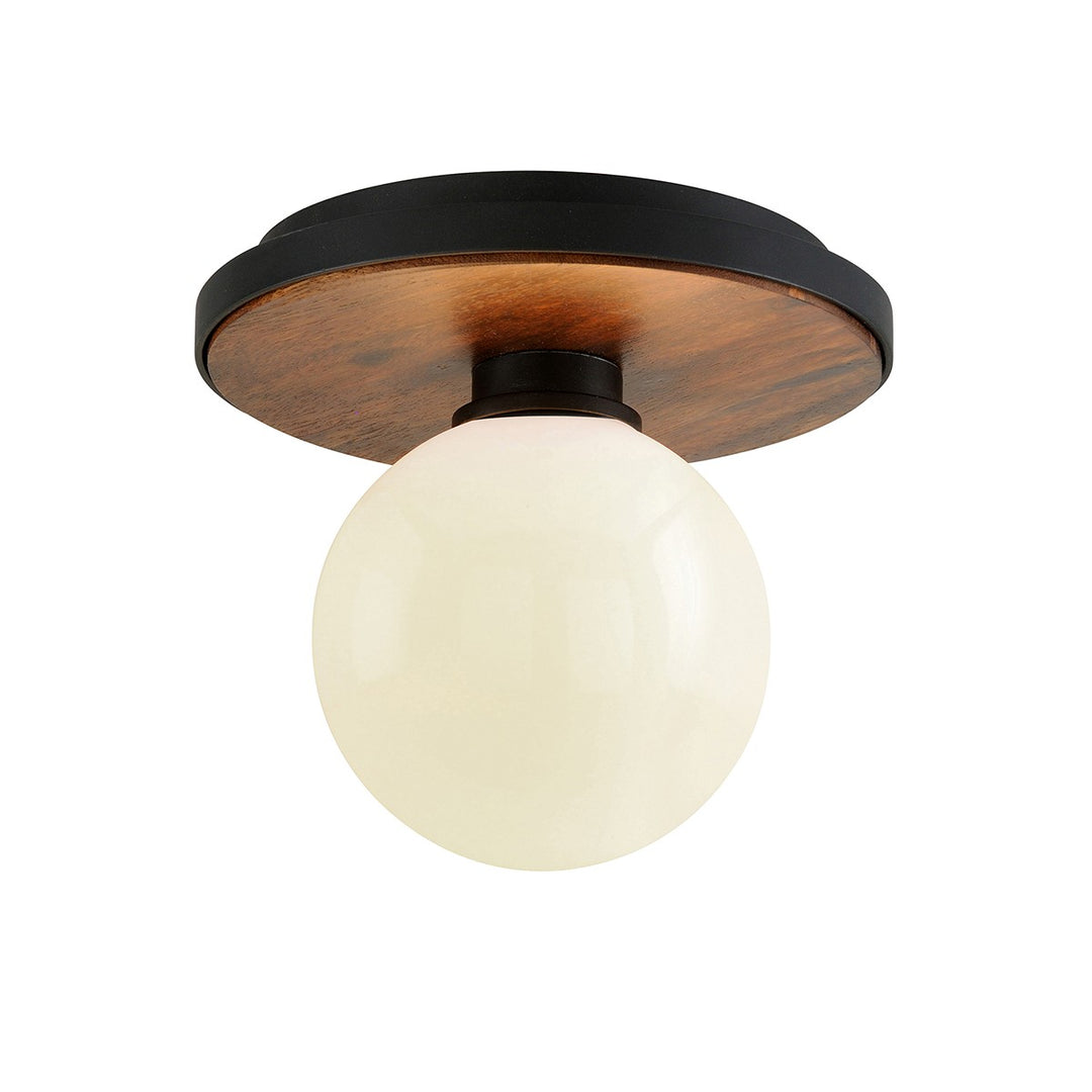 Cadet One Light Flush Mount in Soft Black - available from The Lighting Shoppe, trusted by Canadian homeowners