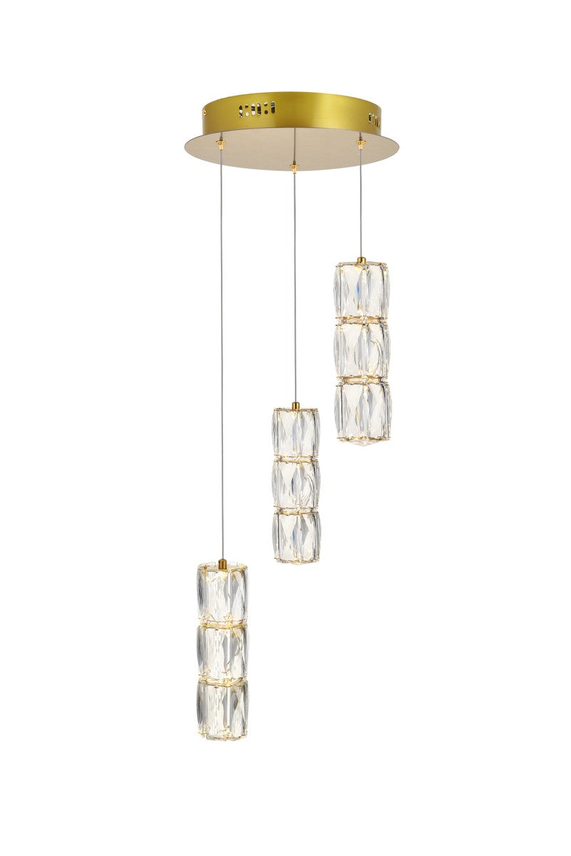 Polaris LED Pendant in Gold - available from The Lighting Shoppe, trusted by Canadian homeowners