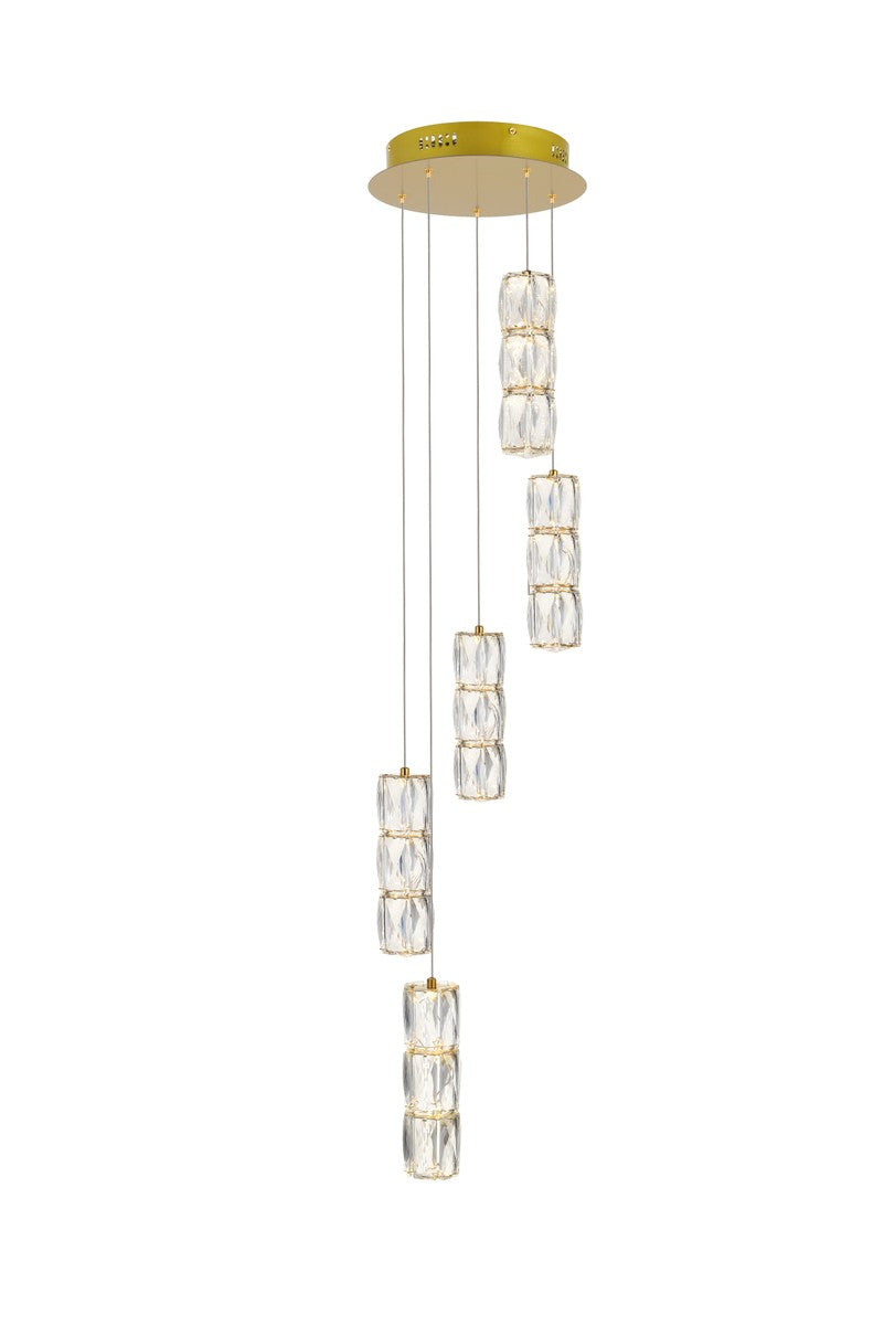 Polaris LED Pendant in Gold - available from The Lighting Shoppe, trusted by Canadian homeowners