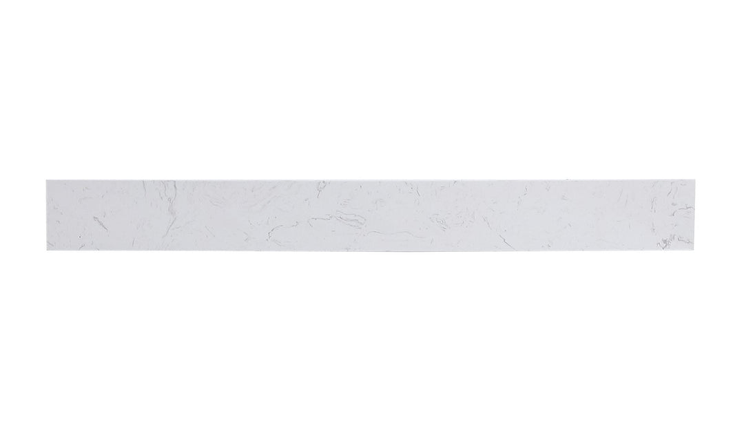Backsplash in Calacatta White - available from The Lighting Shoppe, trusted by Canadian homeowners