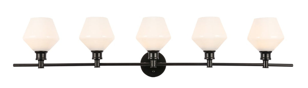Gene Five Light Wall Sconce in Black - available from The Lighting Shoppe, trusted by Canadian homeowners