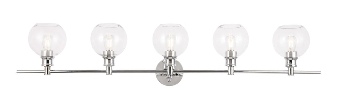 Collier Five Light Wall Sconce in Chrome - available from The Lighting Shoppe, trusted by Canadian homeowners