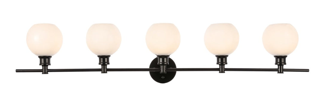 Collier Five Light Wall Sconce in Black - available from The Lighting Shoppe, trusted by Canadian homeowners