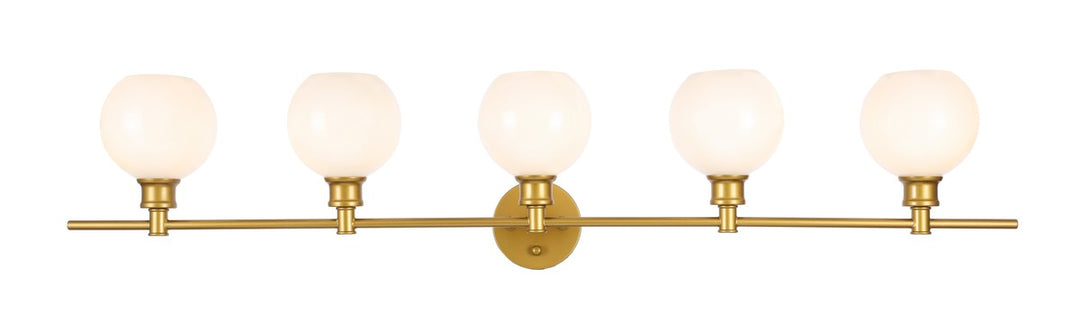 Collier Five Light Wall Sconce in Brass - available from The Lighting Shoppe, trusted by Canadian homeowners