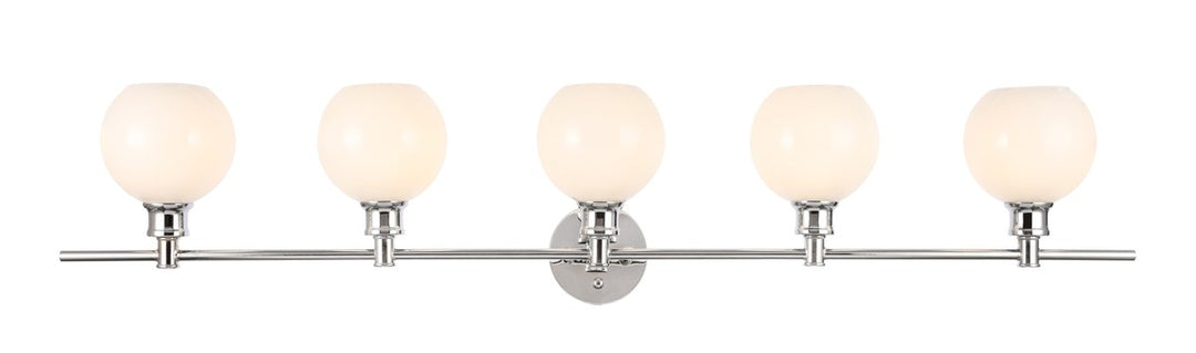 Collier Five Light Wall Sconce in Chrome - available from The Lighting Shoppe, trusted by Canadian homeowners