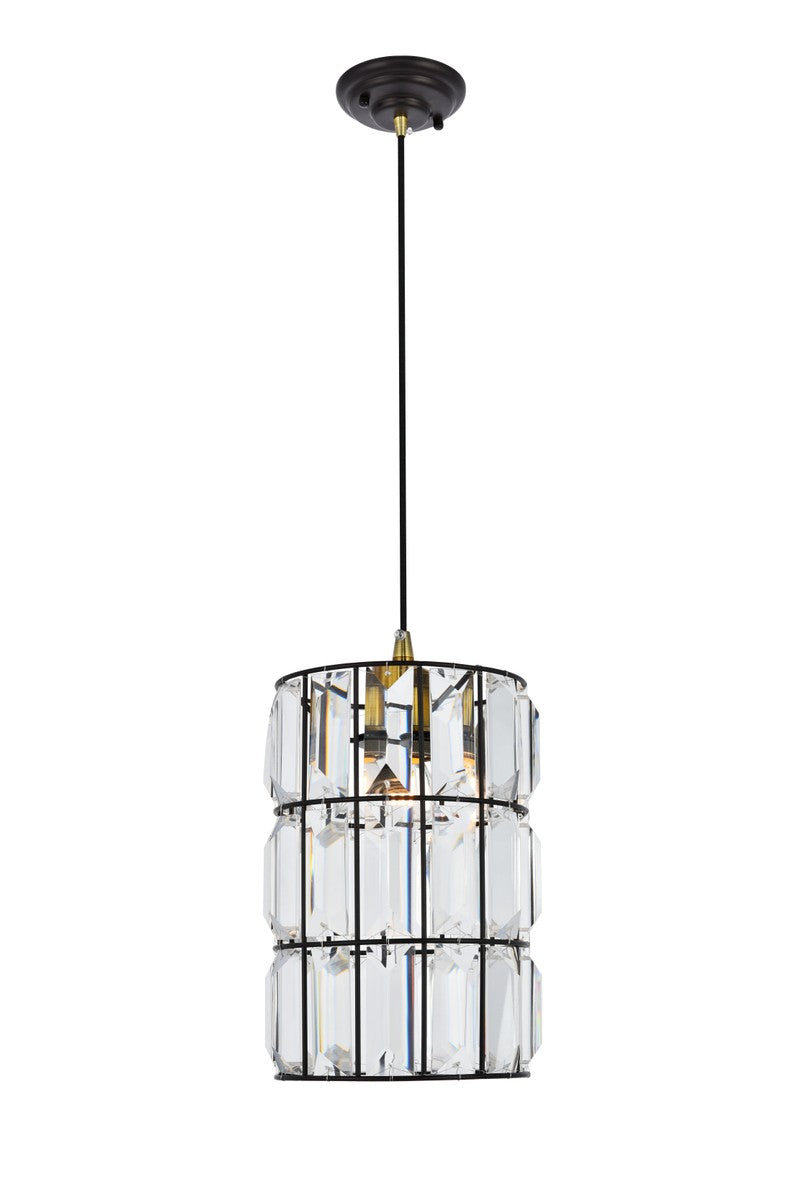 Elegant Lighting - LD5002D7ORB - One Light Pendant - Blair - Oil rubbed bronze