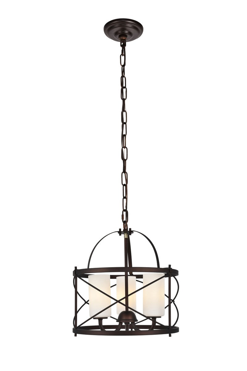 Wren Three Light Pendant in Dark Copper Brown - available from The Lighting Shoppe, trusted by Canadian homeowners