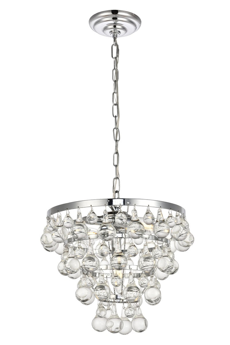 Kora Three Light Pendant in Chrome - available from The Lighting Shoppe, trusted by Canadian homeowners