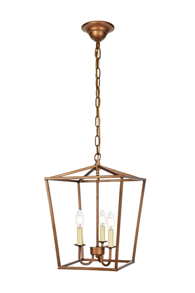 Maddox Three Light Pendant in Vintage Gold - available from The Lighting Shoppe, trusted by Canadian homeowners