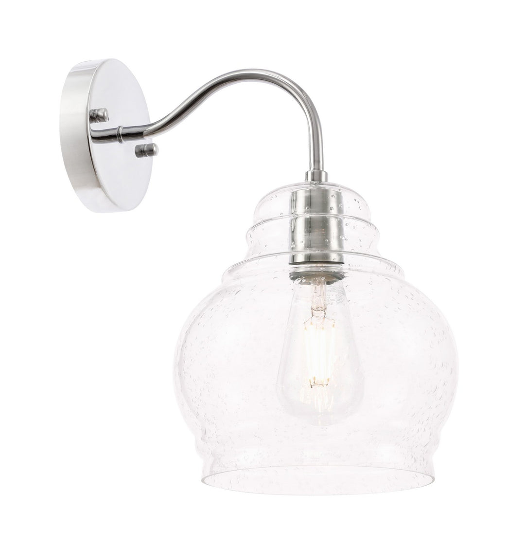 Pierce One Light Wall Sconce in Chrome - available from The Lighting Shoppe, trusted by Canadian homeowners
