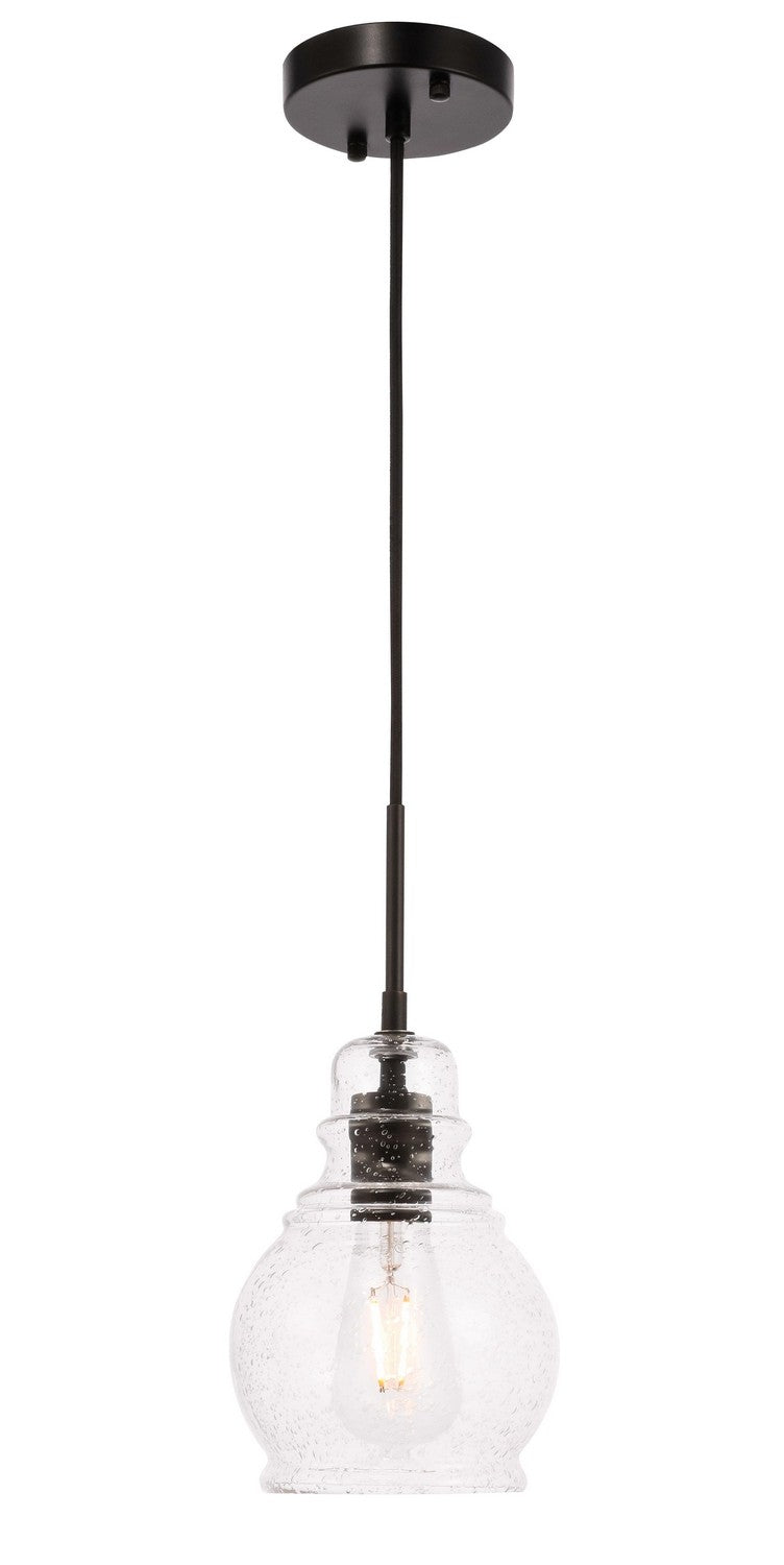 Pierce One Light Pendant in Black - available from The Lighting Shoppe, trusted by Canadian homeowners
