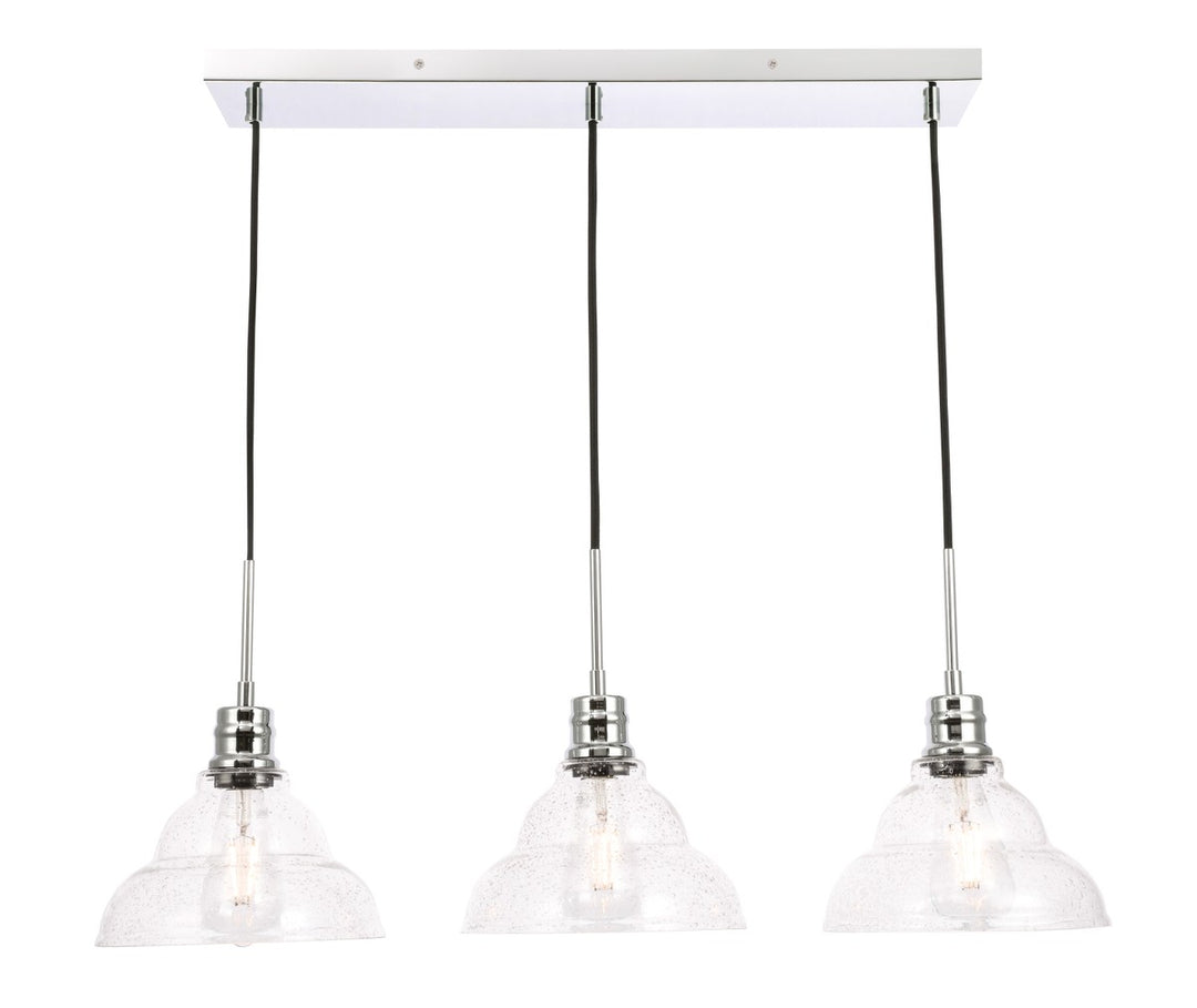 Clive Three Light Pendant in Chrome - available from The Lighting Shoppe, trusted by Canadian homeowners
