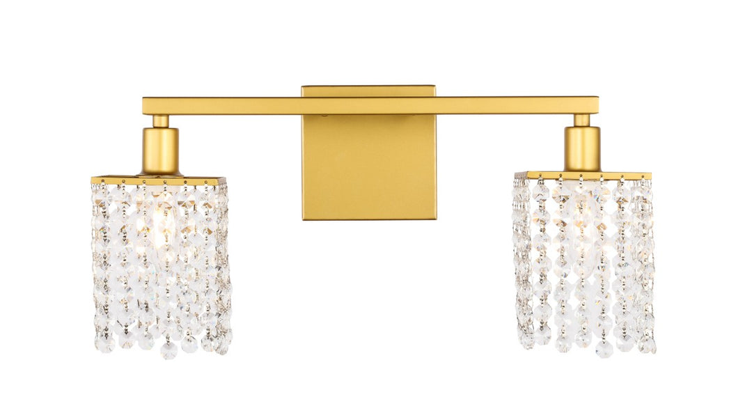 Phineas Two Light Wall Sconce in Brass - available from The Lighting Shoppe, trusted by Canadian homeowners